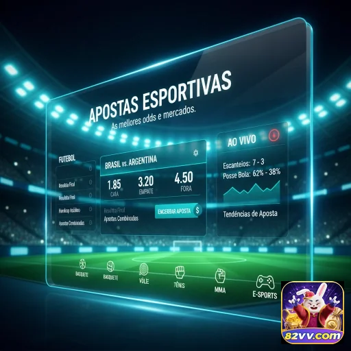 Design moderno de app mobile para cassino 82vv