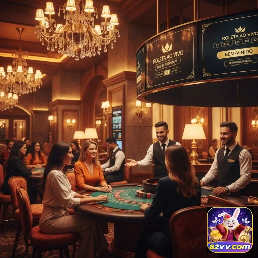 Cliente desfrutando de slot games em live gaming VIP